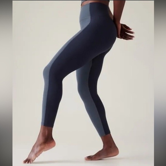 Athleta Transcend Colorblock 7/8 Tight - Picture 1 of 15